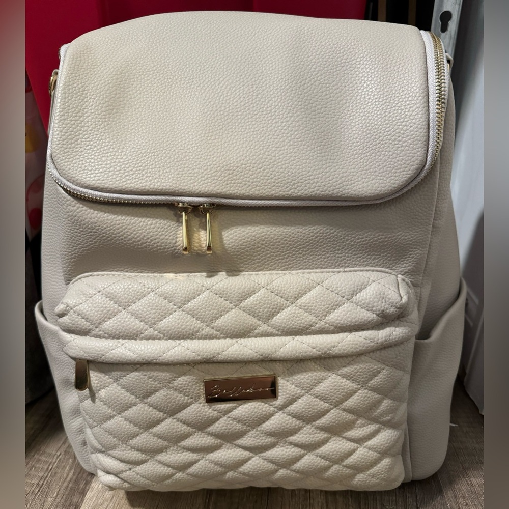 Bellaboo Mabel Diaper Bag Backpack Mocha